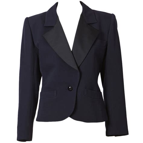 ysl tuxedo jacket women|ysl tuxedo malaysia.